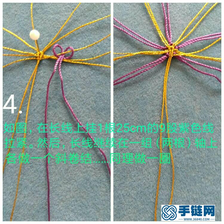 流蘇帽／花托教程編繩教程-完整編法步驟