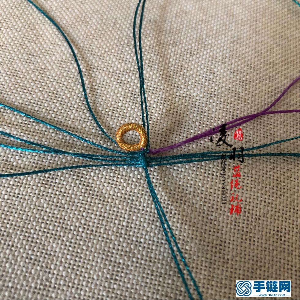 端午蠟金線小粽子編繩教程-完整編法步驟