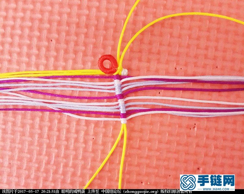 這回我認(rèn)真仔細(xì)的做了一個(gè)花朵粽子的教程編繩教程-完整編法步驟