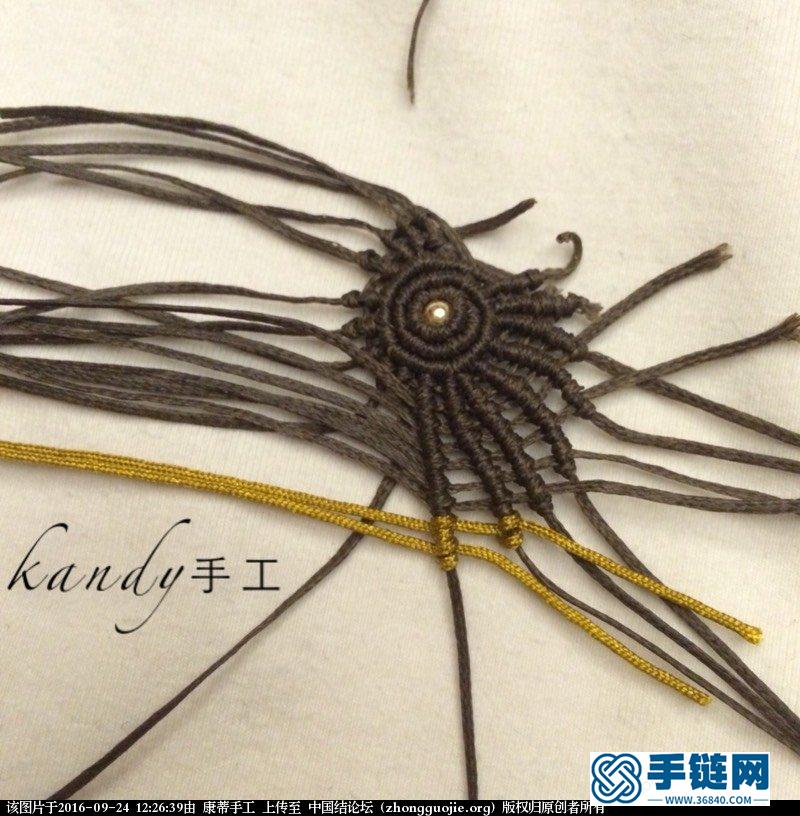 小海螺的制作過程編繩教程-完整編法步驟