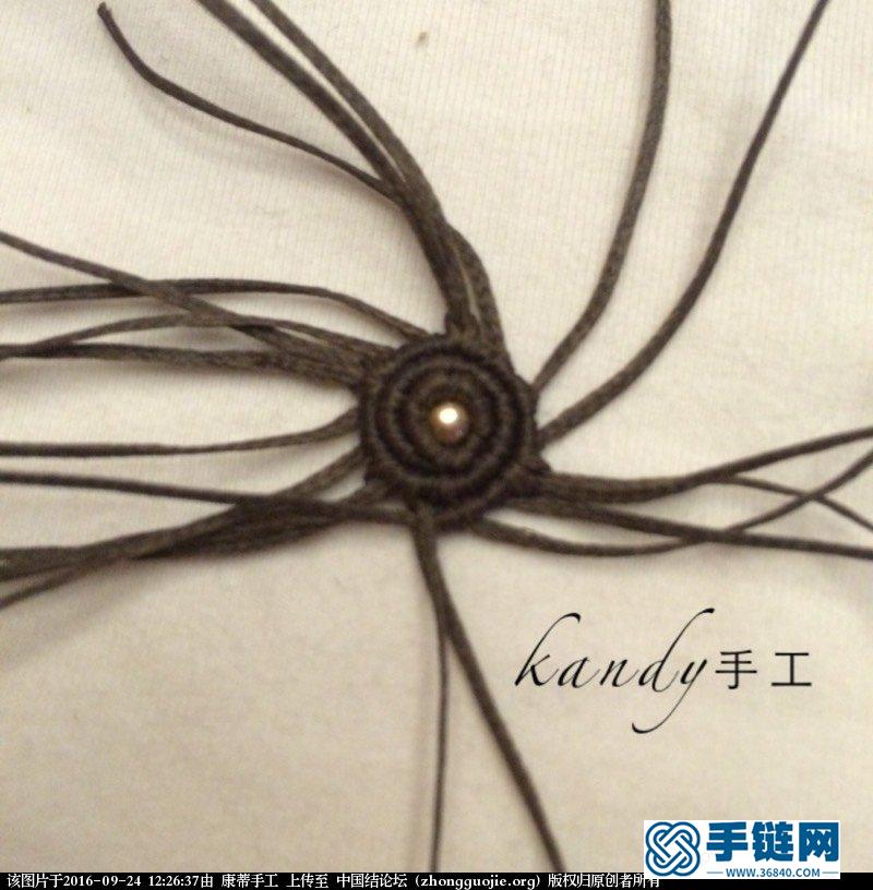 小海螺的制作過程編繩教程-完整編法步驟