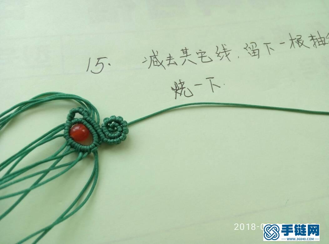 蝴蝶卷~扣頭教程編繩教程-完整編法步驟