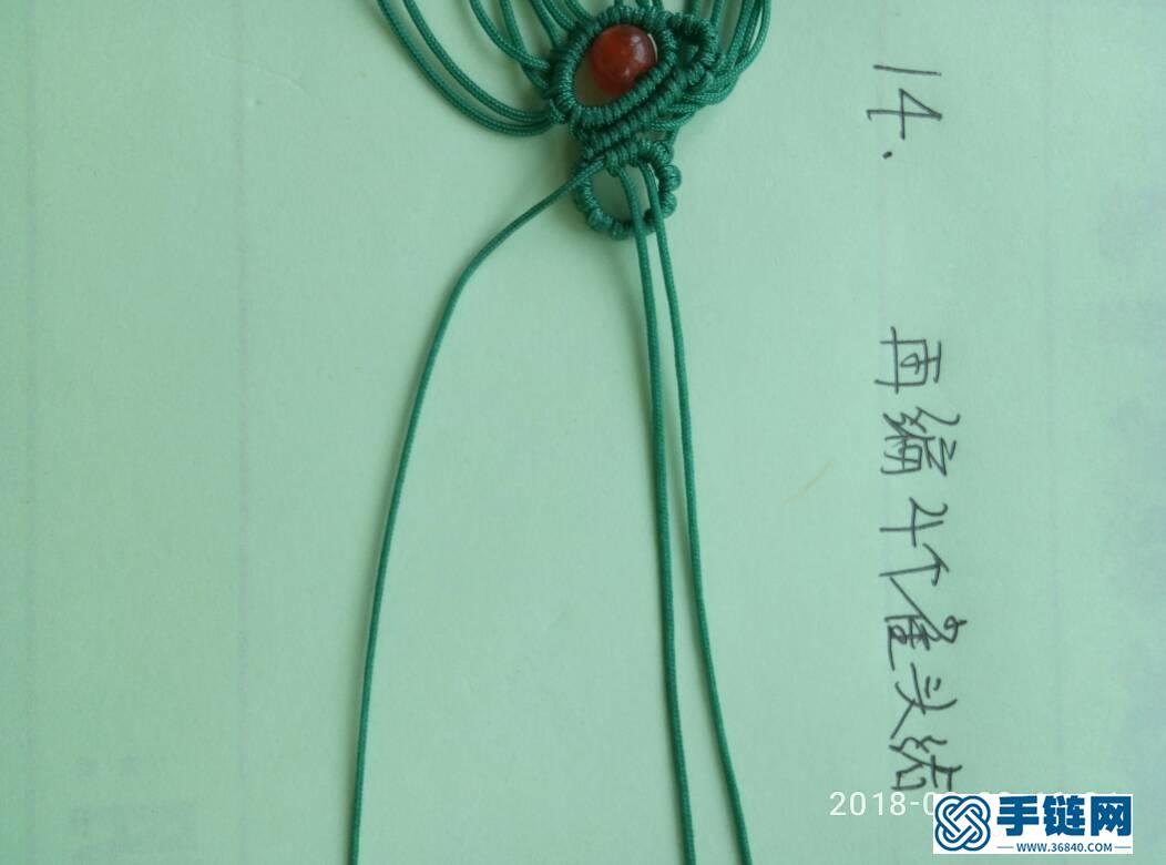 蝴蝶卷~扣頭教程編繩教程-完整編法步驟