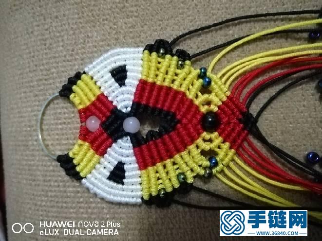 守護中國結掛件，仿的時候拍了簡單的過程編繩教程-完整編法步驟