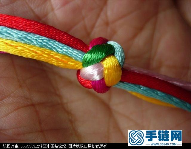 原創新結-六線六瓣紐扣結徒手教程