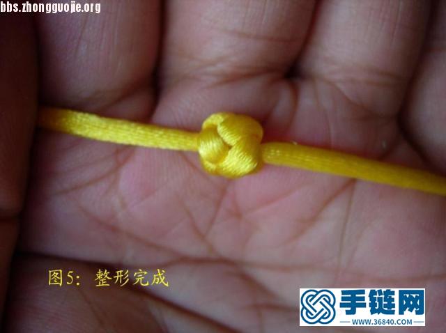 原創(chuàng)新結(jié)-單線三瓣紐扣結(jié)徒手教程