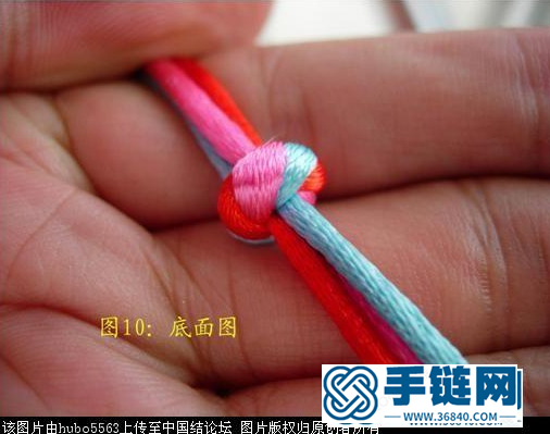 原創(chuàng)新結(jié)-三線六瓣蛇結(jié)徒手教程