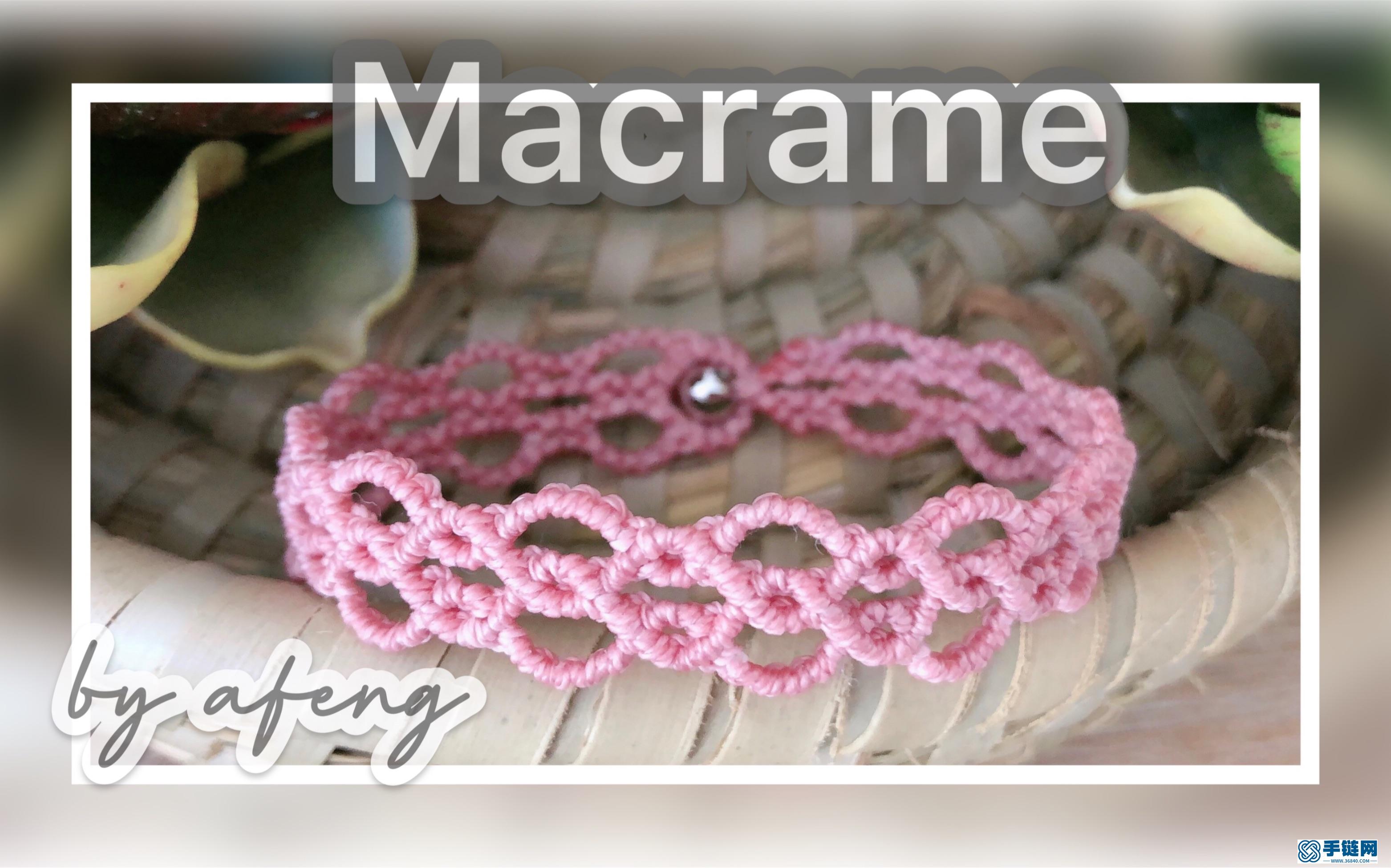 Macrame視頻教程 手鏈,八股編繩教程視頻教程