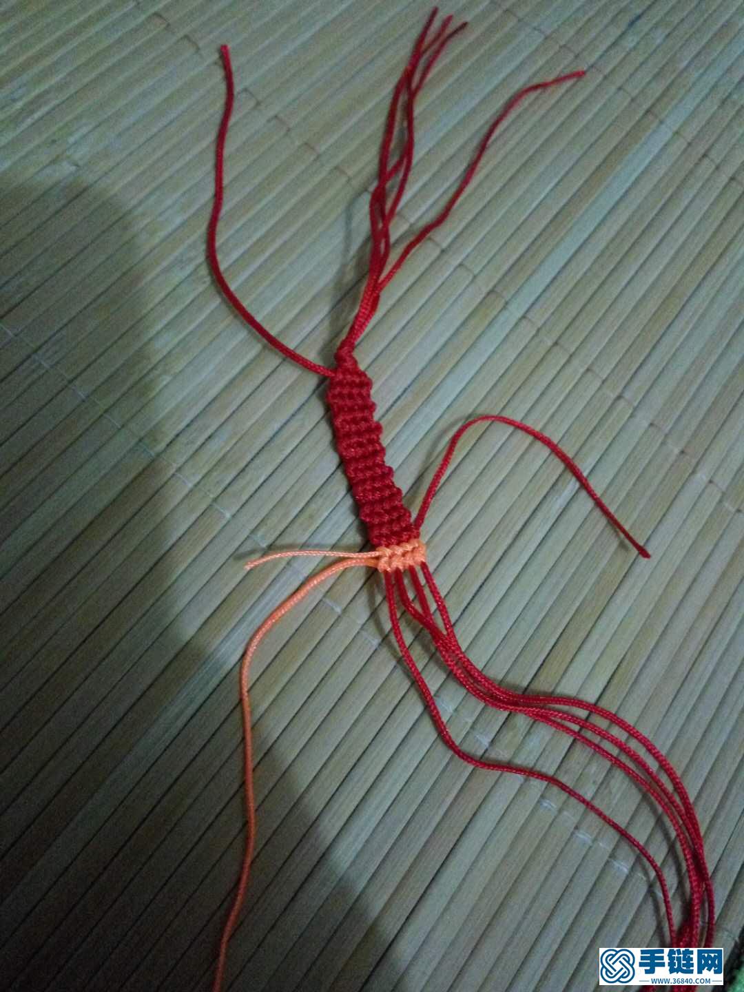 彩虹手鏈編織教程,詳細的制作方法圖解