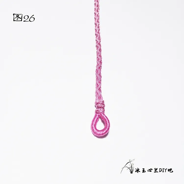 蝴蝶結(jié)項鏈編織教程，簡單編項鏈繩子的方法圖解