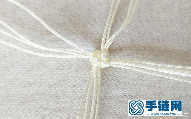 玉米編繩方法圖解，玉線手機鏈小掛件制作教程