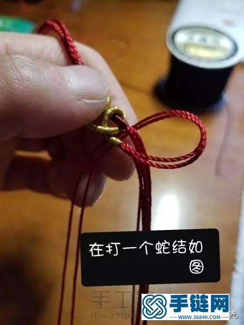 八股辮項(xiàng)鏈編法圖解，簡單愛心繞線款制作方法