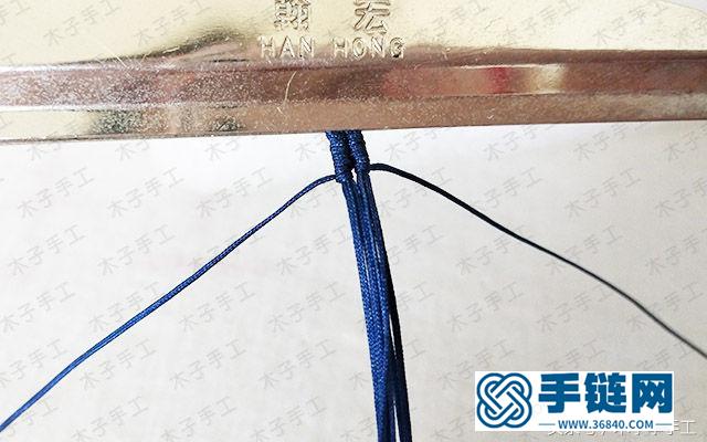 項鏈繩尾扣的編法圖解，瑪瑙珠項鏈編織教程