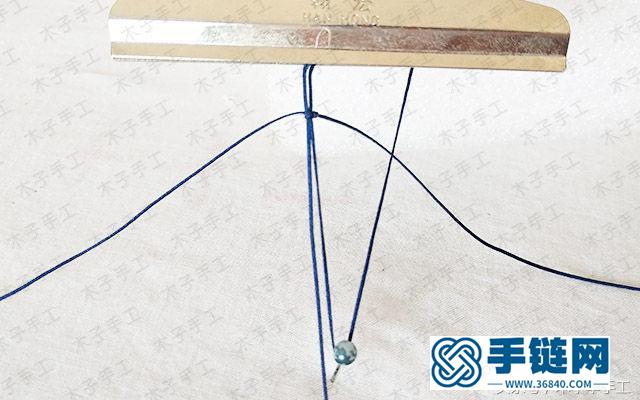項鏈繩尾扣的編法圖解，瑪瑙珠項鏈編織教程