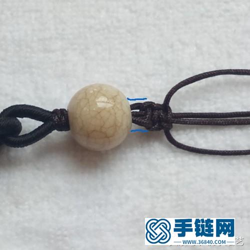 情侶平安掛墜編法圖解