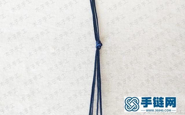 項鏈繩尾扣的編法圖解，瑪瑙珠項鏈編織教程