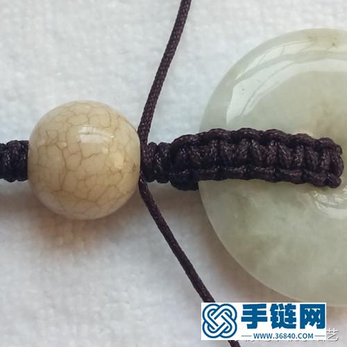 情侶平安掛墜編法圖解