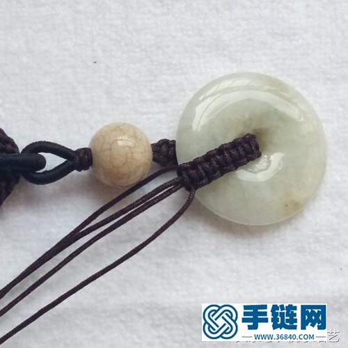 情侶平安掛墜編法圖解