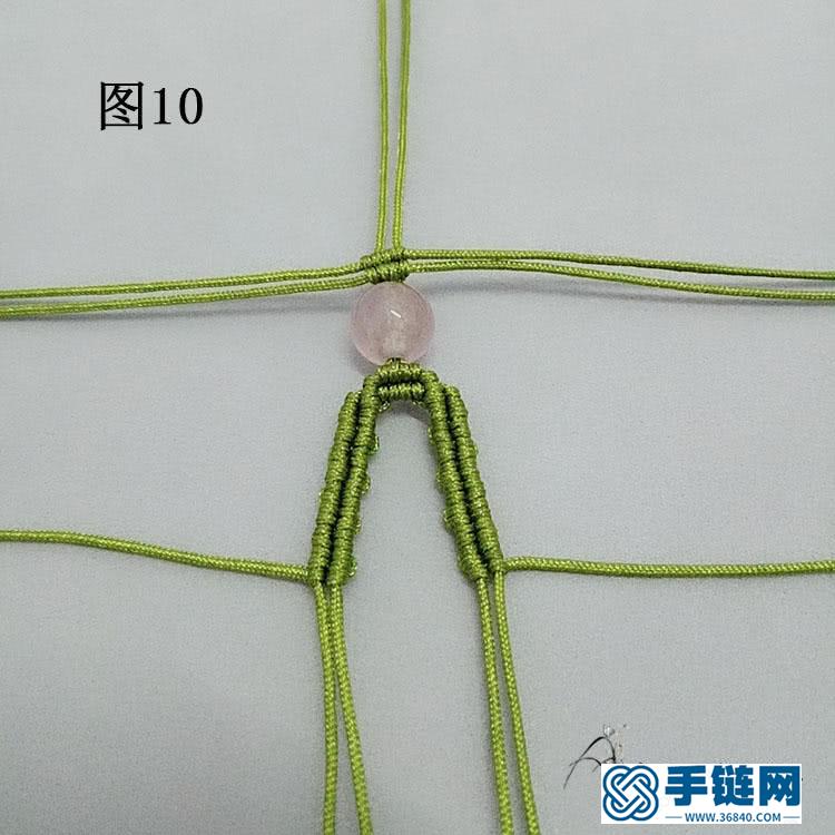 手工編繩手鏈教程，個性假面狐貍造型手繩做法