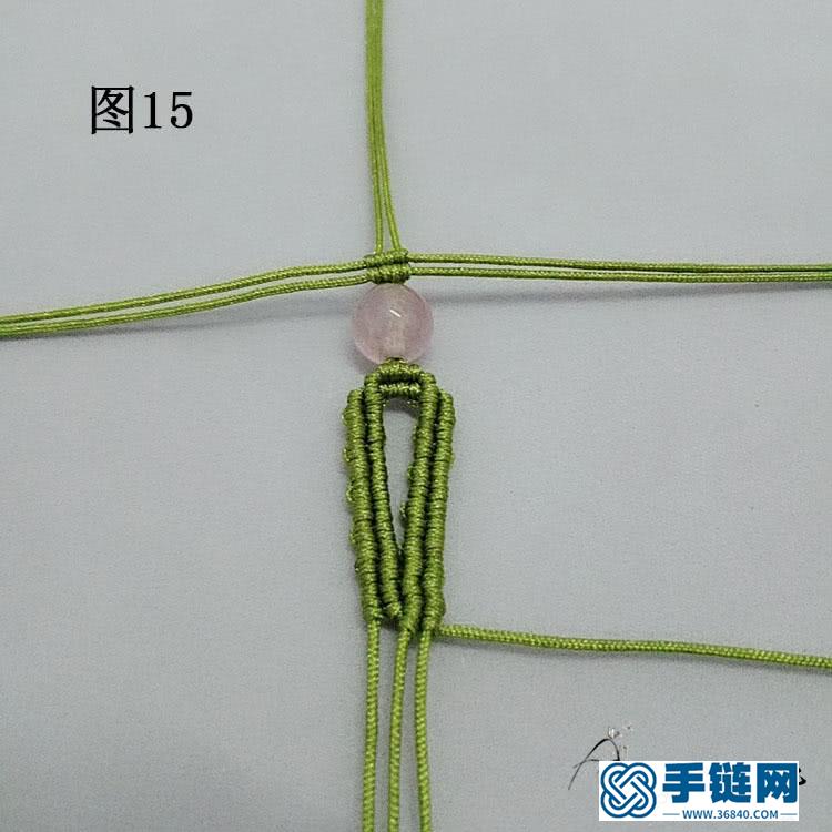 手工編繩手鏈教程，個性假面狐貍造型手繩做法