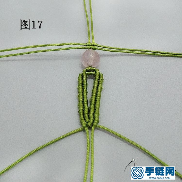 手工編繩手鏈教程，個性假面狐貍造型手繩做法