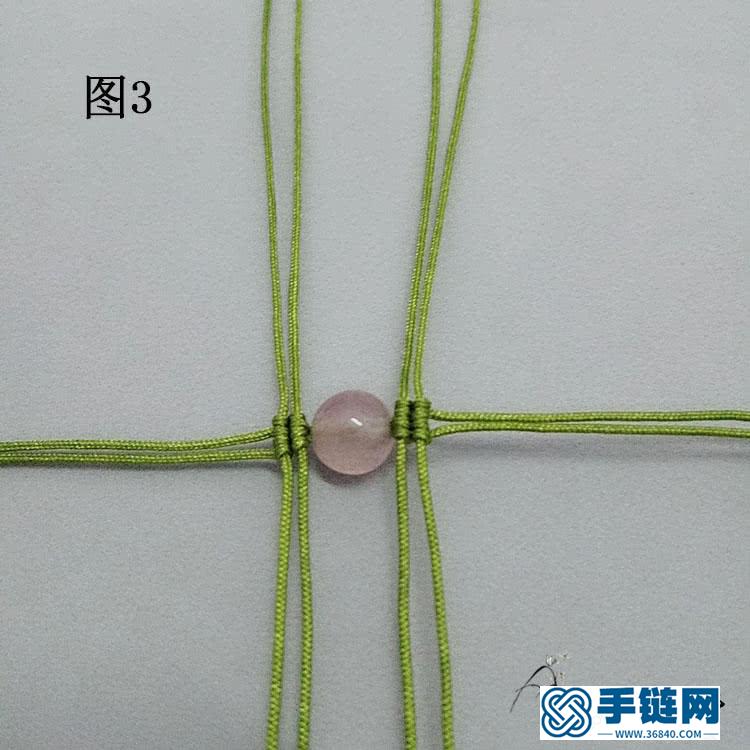 手工編繩手鏈教程，個性假面狐貍造型手繩做法