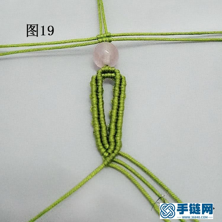 手工編繩手鏈教程，個性假面狐貍造型手繩做法