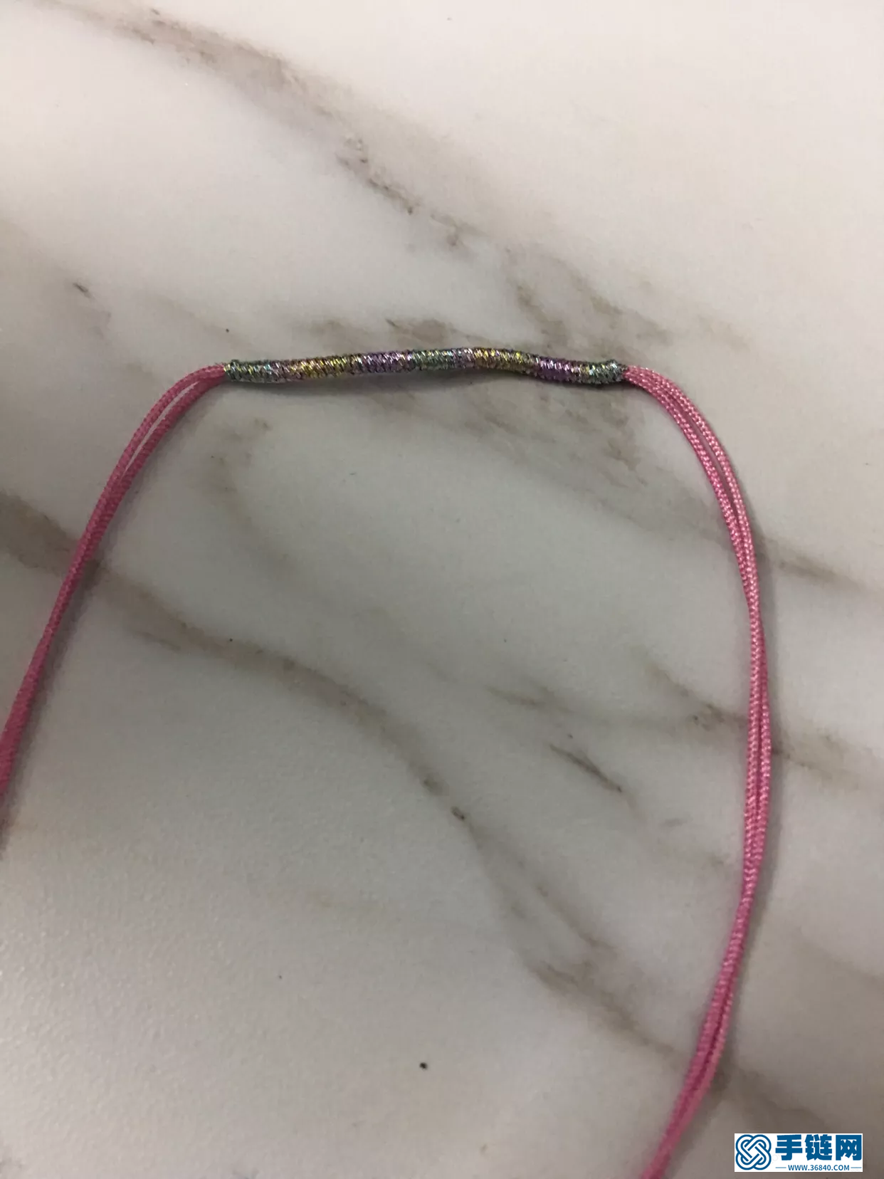 平安扣編繩項鏈編法