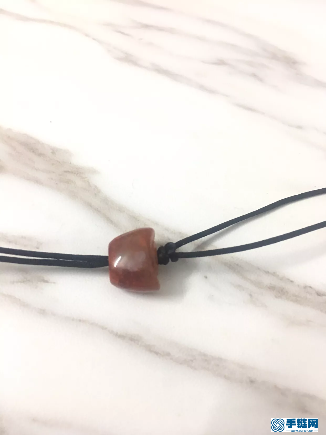 元寶手鏈編織方法圖解，南紅瑪瑙手繩做法