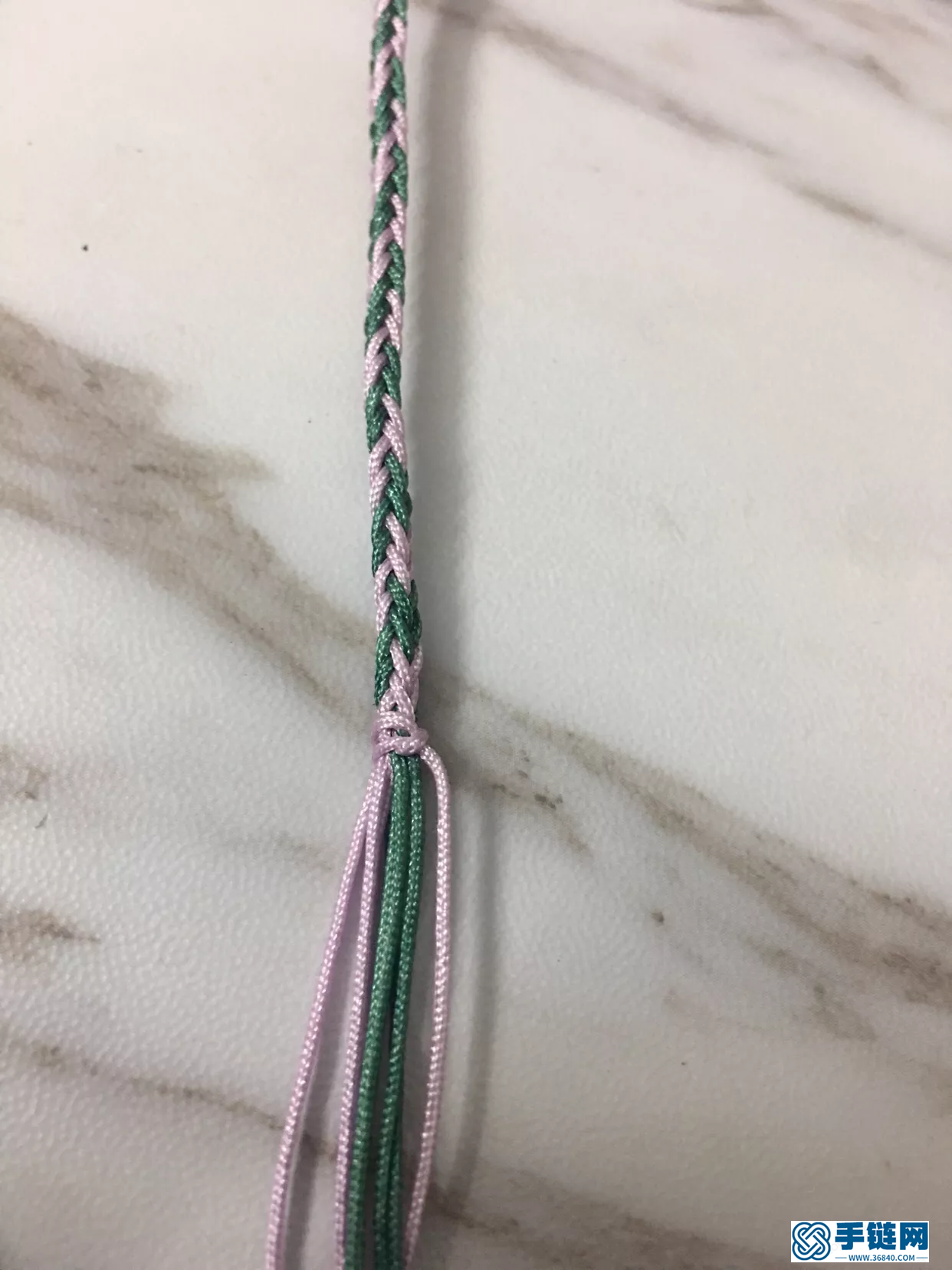 路路通項鏈繩的編法