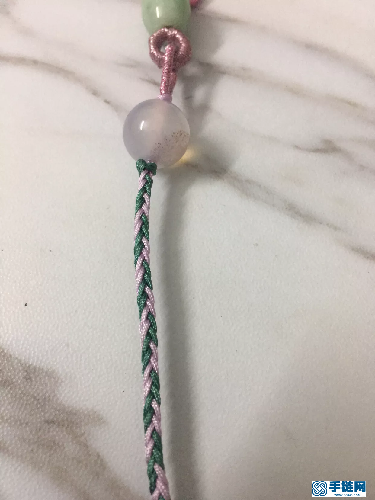 路路通項鏈繩的編法