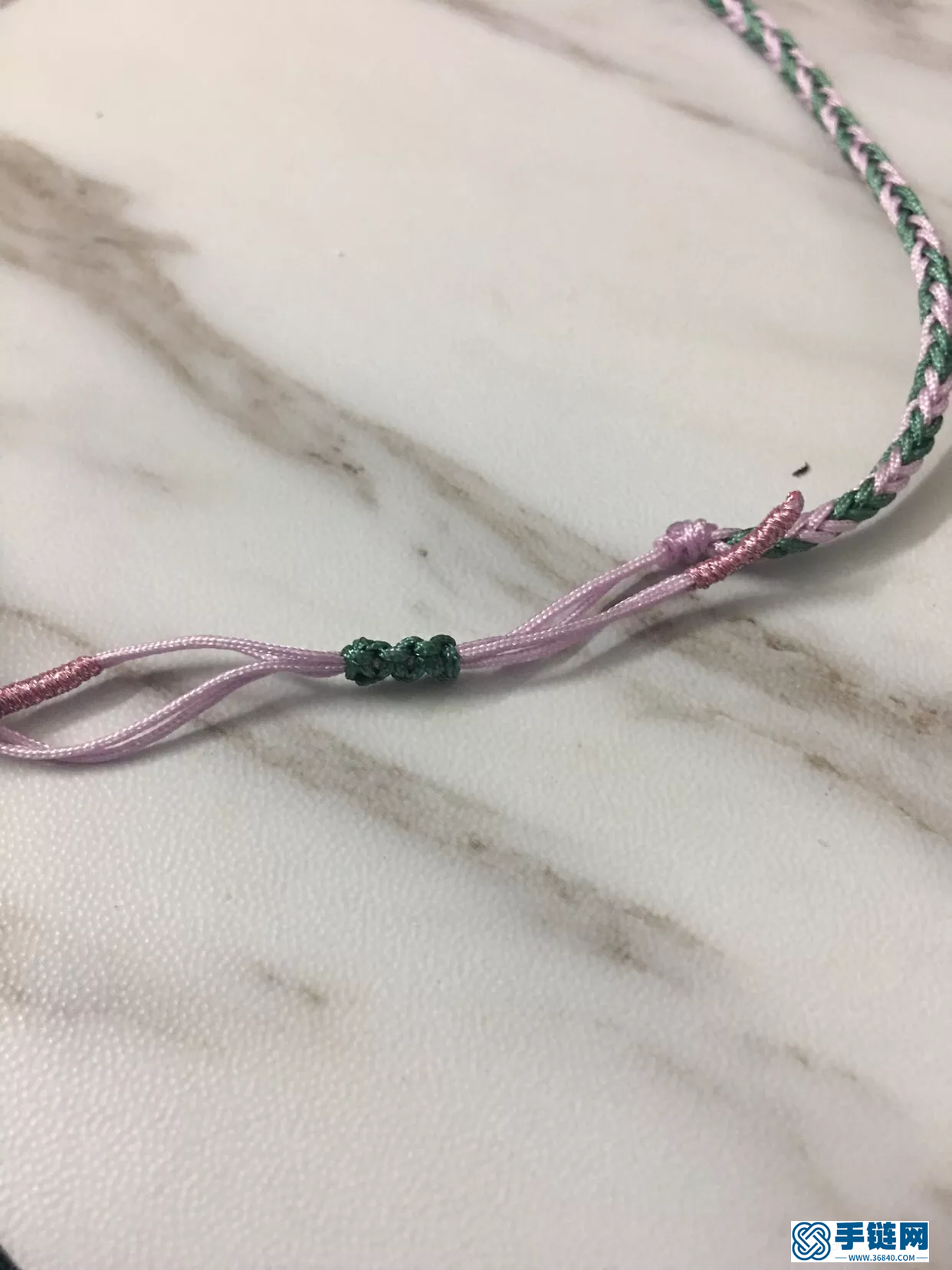 路路通項鏈繩的編法