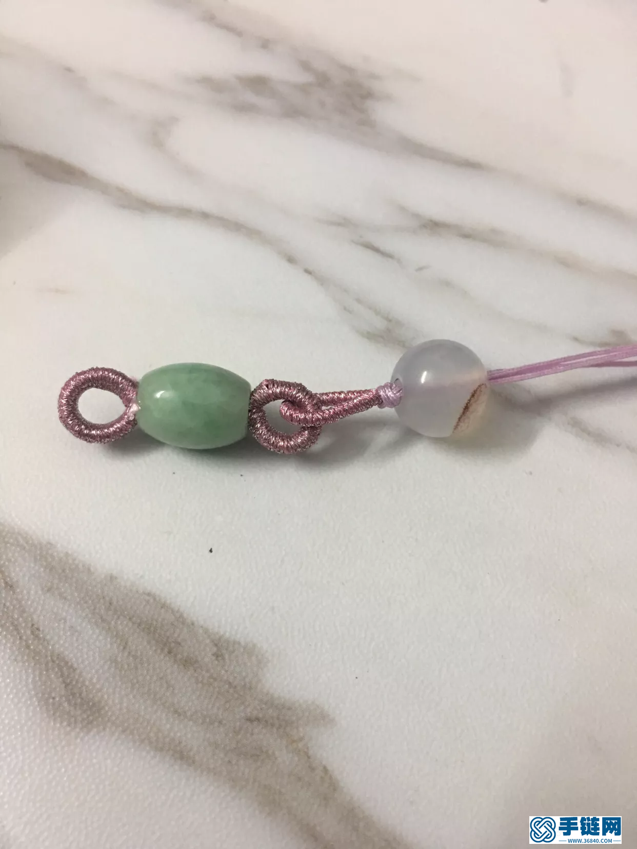 路路通項鏈繩的編法