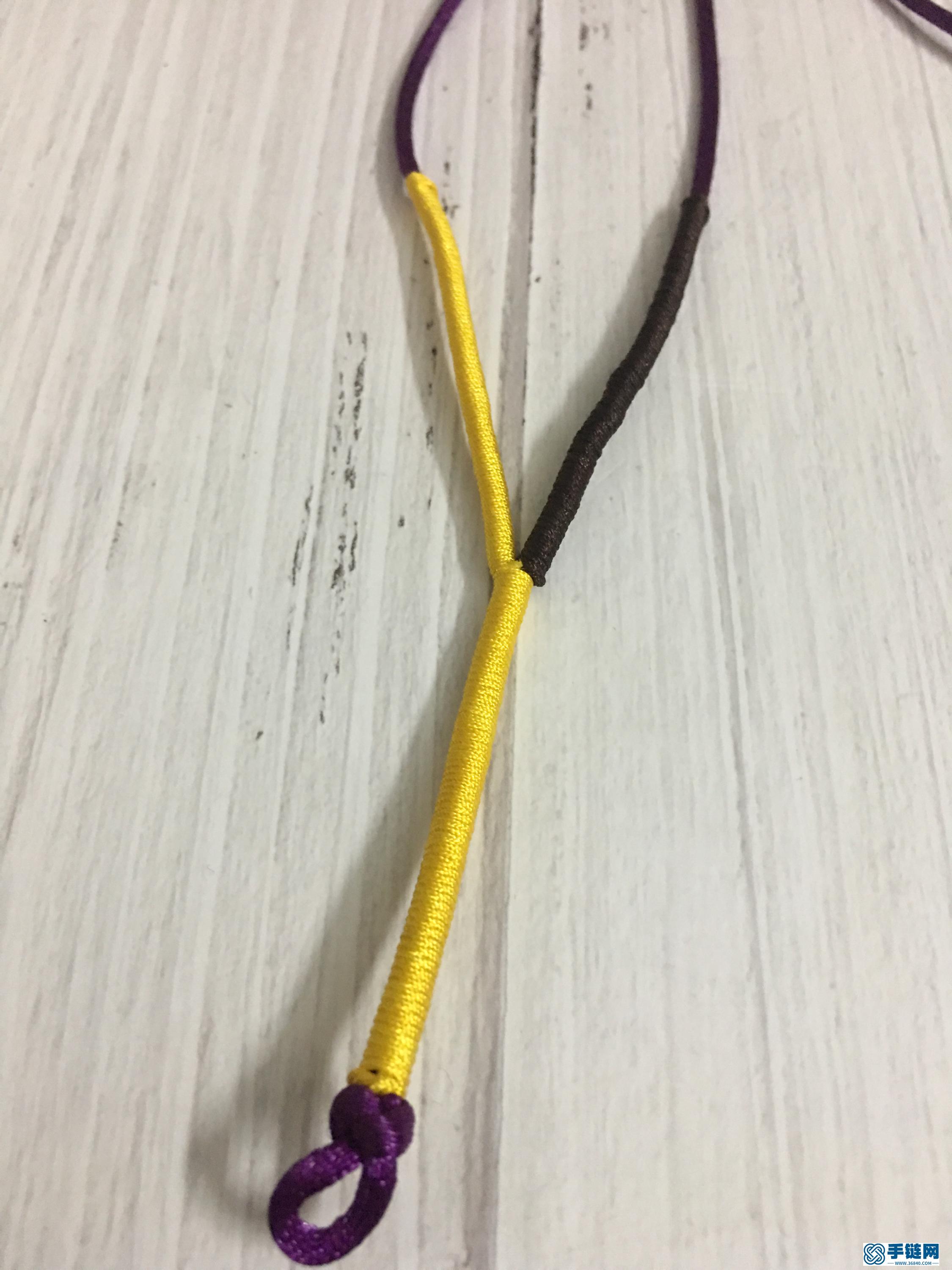 同心結(jié)手鏈編織教程，南紅瑪瑙盤珠手繩做法