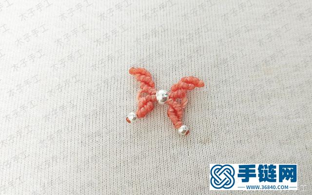 蝴蝶手鏈的編織教程和圖解