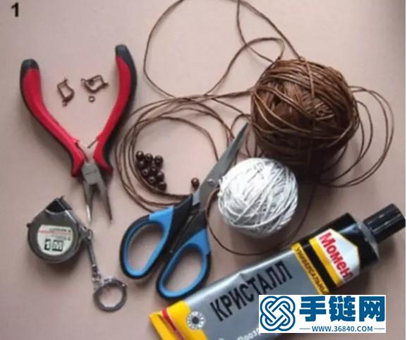 斜卷結耳環教程圖解，手工編織中國風飾品