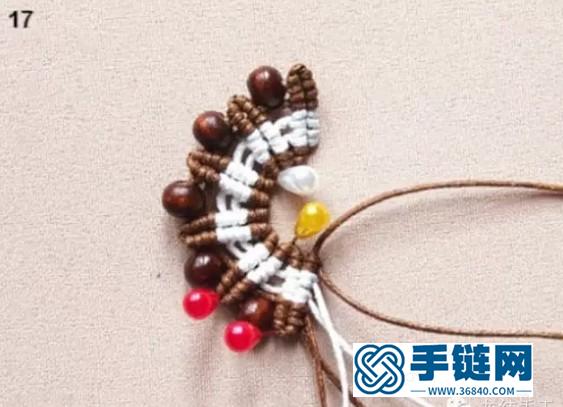 斜卷結耳環教程圖解，手工編織中國風飾品