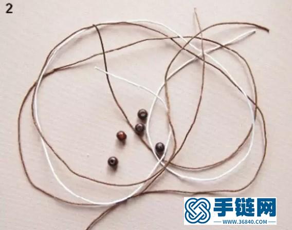 斜卷結耳環教程圖解，手工編織中國風飾品