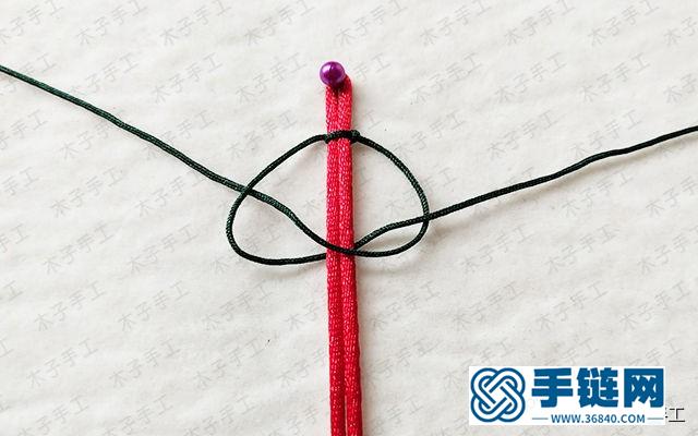 平結(jié)手鏈編法教程，生日禮品手工制作方法