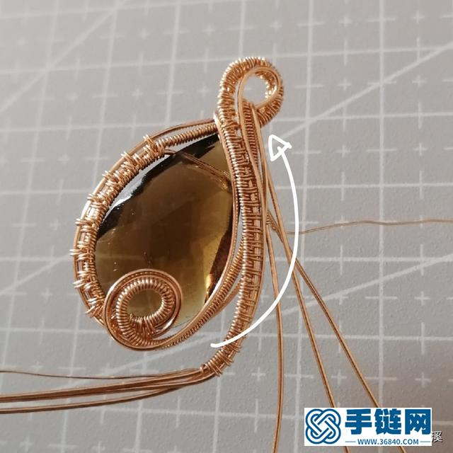 超詳細(xì)的手工繞線吊墜制作步驟