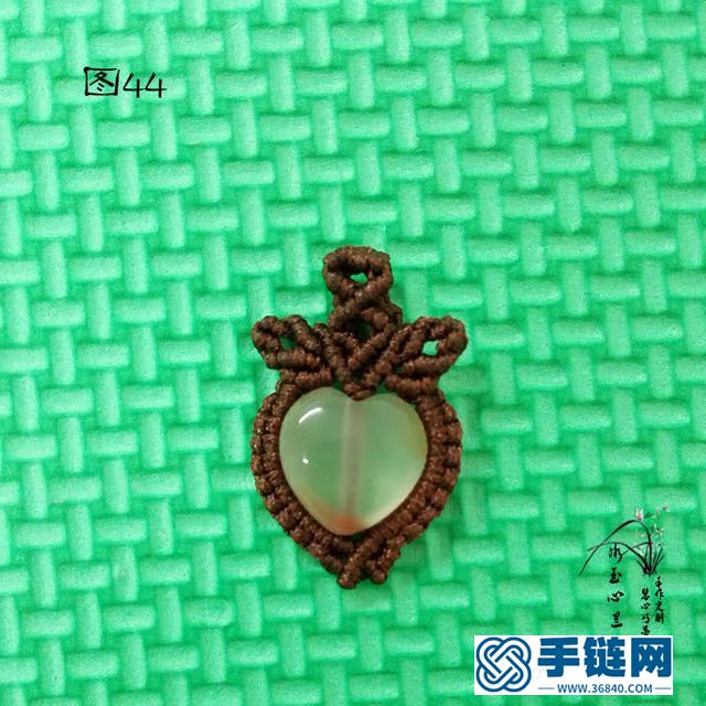 繩結(jié)首飾之桃心吊墜編織教程