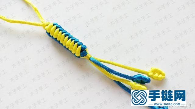 玉米結(jié)包包掛件編織圖解