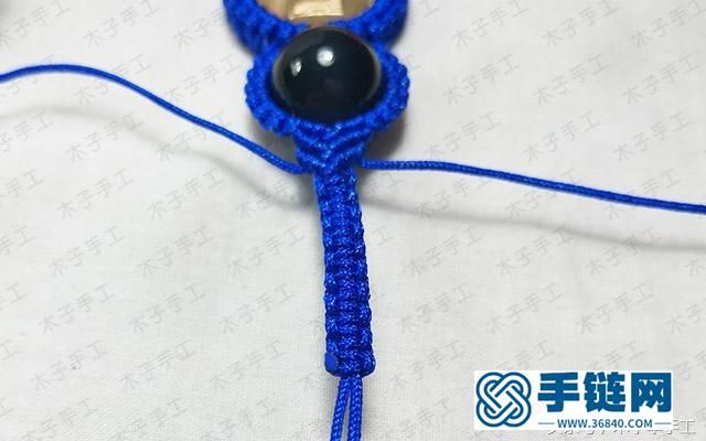 葫蘆鑰匙掛件編織制作圖解