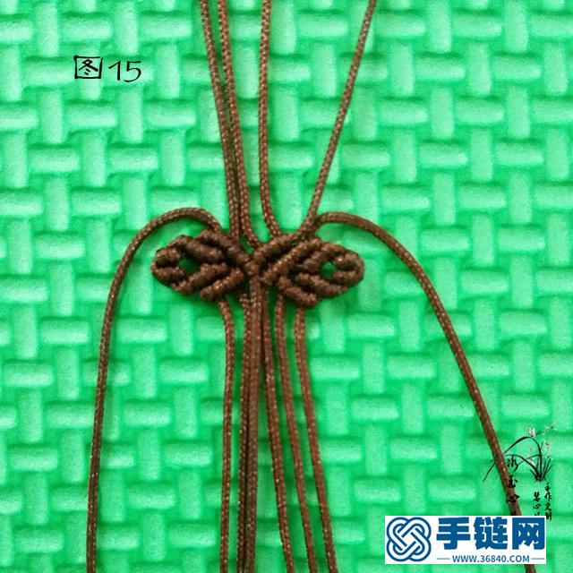 繩結(jié)首飾之桃心吊墜編織教程