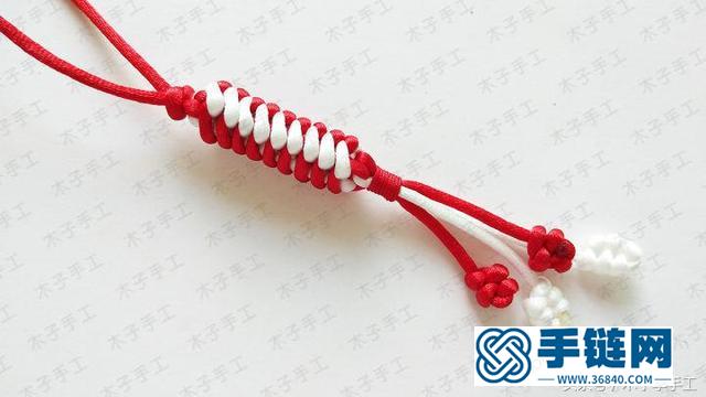 玉米結(jié)包包掛件編織圖解