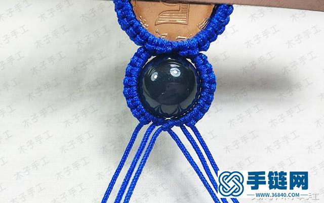 葫蘆鑰匙掛件編織制作圖解