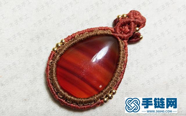 簡單的包石吊墜部分圖解