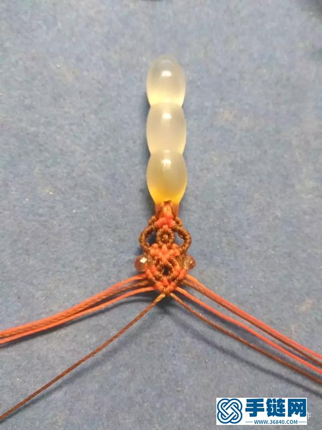 帶孔吊墜的扣頭教程