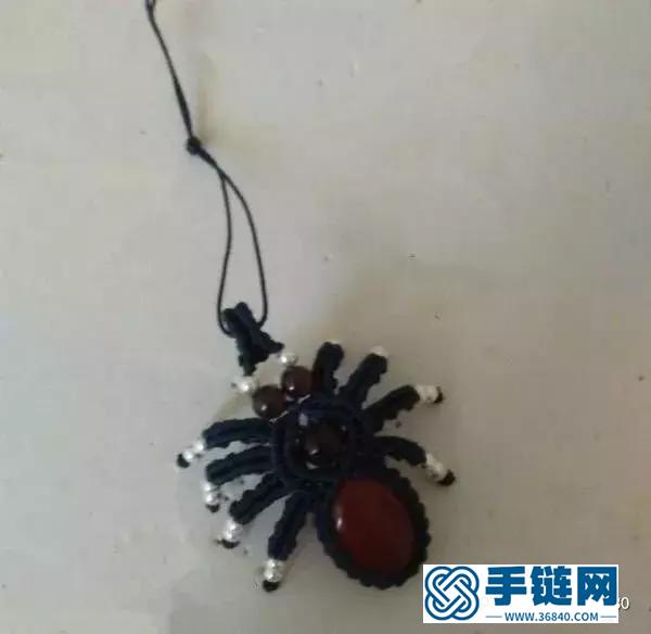 「編繩教程」蛛翼吊墜制作及幾種包石頭的小竅門