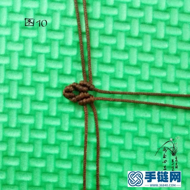 繩結(jié)首飾之桃心吊墜編織教程